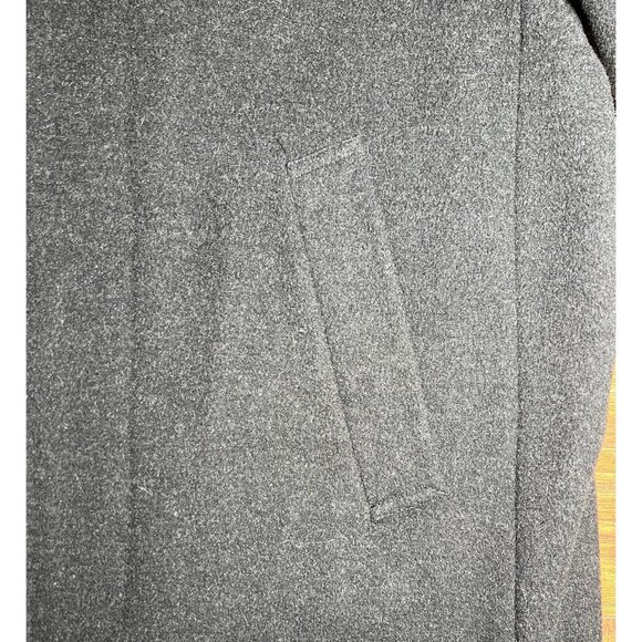 Vintage Weather Report Men’s 40R Wool Cashmere Blend Overcoat Jacket 4 Button - Picture 3 of 12
